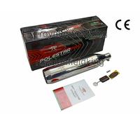 Per Reale Enfield Meteor 350 Rosso Gallo S Silenziatore Lucidato