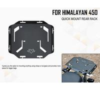 Per Reale Enfield Nuovo Himalayano 450 Dolce Acciaio Retro Cremagliera Piastra,