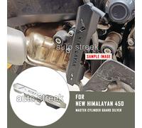 Per Reale Enfield Nuovo Himalayano 450 " Pompa Freno Protezione, Argento "