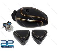 Per Reale Enfield Pallottola 350 Standard Benzina Serbatoio & Strumento Box Set