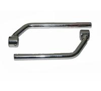 Per Reale Enfield Pallottola Anteriore Piede Riposo Pioli Supporto Kit Cromo