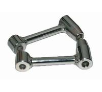 Kit Supporto Pedana Poggiapiede Posteriore Cromato Per Royal Enfield