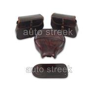 Per Reale Enfield Super Meteor 650 Anteriore Sedile & Borsa & Bip Antico Marrone