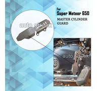 Per Reale Enfield Super Meteor 650 Pompa Freno Protezione, Argento