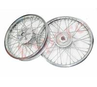 Per Reale Enfield Thunderbird Classico Ruota Cerchio Set + Disco Rottura Hub Aes