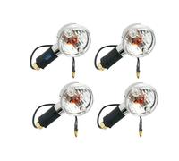 Per Reale Enfield Trasparente Cromo Indicatore Set Di 4 Unità 350/500cc Aes