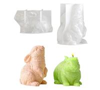 per realizzare a forma di coniglio pasquale 3D | Stampo in gesso per sapone in gesso per feste in vacanza casa accento famiglia amici fai da te amanti del mestiere