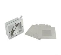 Per Reballing Fixture Jig per tavolo a sfera pesante da 90 mm con 10 stencil che supportano sia il passo fine che il passo standard per s (maschera + 10 stencil)
