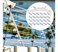 Per Recinzione Elettrica Kit di Collegamento Corda Include 25 Connettori e Chiav