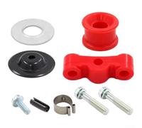 per Red Resin Shift Linkage Bushing Kit For per honda B-Series | High-strength resin, reduces vibration, improves shift feel, fits B-series engines, red finish