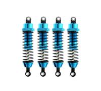 Per Redcat Gen8 Gen 8 Per Scout II 1/10 4 Pezzi 85 Mm Ammortizzatori In Metallo Blu RC Crawler Modello Auto Ricambi E Utilizzo Per Aggiornamento Auto Ammortizzatore Rc