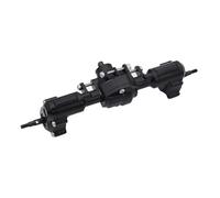 Per Redcat Per Ascent-18 1/18 RC Crawler Parti Di Aggiornamento Assale Portale Anteriore E Posteriore In Alluminio Set Completo Di Assali Con Supporto Servo Assale RC(Black,Rear)