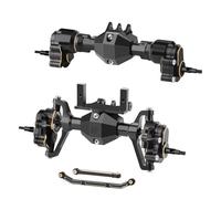 Per Redcat Per Ascent-18 Per Rock Ottone Portale Anteriore Posteriore Assali Set Con Ingranaggi Acciaio Servo Mount Collegamenti Dello Sterzo RC Crawler Assali RC