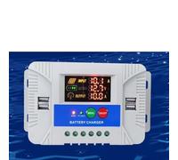 Per regolatore di carica solare 1060A con ricarica avanzata, display LCD trasparente e quattro uscite USB per il monitoraggio dell'energia solare e della batteria (TA50)