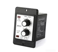 per relè Elettromeccanico 220V Contatti 5A Precisione CMOS | Doppio ciclo temporizzato, ritardo ON/ regolabile, operazioni ripetitive precise, 220V AC stabile