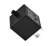 per relè Flasher LED 12V 3 Pin Regolabile per Auto per relè | Regolabile 60-90 flash/min, compatibilità LED e alogene, 12V, 3 pin, nero