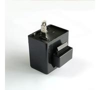 per relè Intermittenza Compatto 3.5x2.5cm per moto per relè | Compatibilità 6-12V, supporto LED e alogene, flusso stabile, montaggio plug-and-play, nero opaco