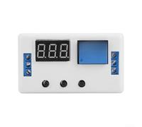 per relè Temporizzato Regolabile 0-999 Minuti Ciclo On-Off | Display LED chiaro, ritardo accensione per preciso, protezione elettronica, per facile installazione, uso automotive