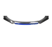 per Renault Clio 5 et Clio 5 E-Tech dès 06/2020-2026, Spoiler Anteriore Auto ABS Spoiler Labbro del Paraurti Anteriore Protector Carrozzeria Accessori,E/Carbon Fiber Blue