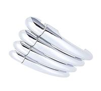 per Renault Clio III MK3 2005~2014 Set di Finiture cromate Esterne per 4 Maniglie delle Portiere, Adesivi per Accessori Auto