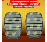 Per RENAULT ESPACE IV (JK) Da 2002 Coppia Copripedali Freno Frizione Gommini