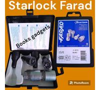 Per Fiat Punto 2012> Kit Bulloni Antifurto NERI Starlock Farad Cerchi in Acciaio