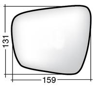 Per Renault Koleos 01.2017> Vetro + Piastra Dx Termica x Specchietto Retrovisore