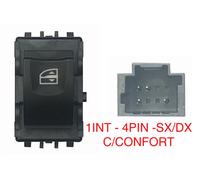 Per Renault Megane 11.08>12.16 Pulsante Alzacristalli Comf Porta Pos Sx=Dx 4pin