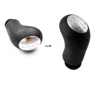 per RENAULT MEGANE II (2002-2009) POMELLO DEL CAMBIO MANUALE 5 MARCE CROMATO MAT