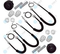 Per Renault Megane II Set Riparazione Alzacristalli - Posteriore Sinistra +