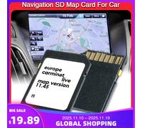 Per Renault Megane Koleos Mascott Master Navigazione Carminal Live 11.45 Sat Nav Scheda SD 8201756572 Europa 2025 Mappa 8GB