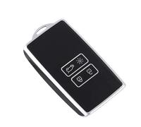 Per Renault Per Captur Per Megane Per Talisman Per Espace Per Clio Per Zoe Per Koleos Per Scenic 4 Caso Copertura Di Chiave Dell'automobile TPU Guscio Chiave(Black1)