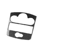 Per Renault Per Clio 3 2006-2012 - Rivestimento Cruscotto, Pannello Clima E CD, Console Centrale Adesivo In Fibra Di Carbonio Linee degli interni dell'auto(Black)