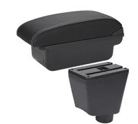 Per Renault Per Clio 3 III IV 4 Per Captur Bracciolo Auto Bracciolo Box Accessori Di Stoccaggio Parti Dedicato Interni Retrofit(C3 Black white Line NO usb)