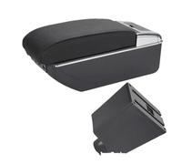 Per Renault Per Clio 4 IV Per Captur Scatola Bracciolo Per Auto Scatola Portaoggetti Per Auto Retrofit Parte Retrofit Interni Bracciolo Speciale(B1 Black Line 7 usb)