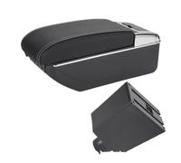 Per Renault Per Clio 4 IV Per Captur Scatola Bracciolo Per Auto Scatola Portaoggetti Per Auto Retrofit Parte Retrofit Interni Bracciolo Speciale(B3 Black white Line 7 usb)