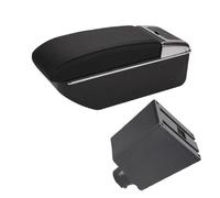 Per Renault Per Clio 4 IV Per Captur Scatola Bracciolo Per Auto Scatola Portaoggetti Per Auto Retrofit Parte Retrofit Interni Bracciolo Speciale(D1 Black Line NO usb)