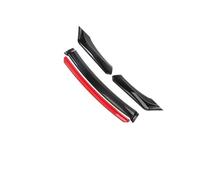 Per RENAULT Per Clio Per Megane Per DUSTER Per LOGAN Per Twingo Spoiler Anteriore Deflettori Kit Corpo Diffusore(Black and Red)