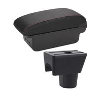 Per Renault Per Duster Scatola Bracciolo Per Auto Retrofit Accessori Scatola Portaoggetti Dettagli Interni WEFOLCC(B1 Black red 3USB)
