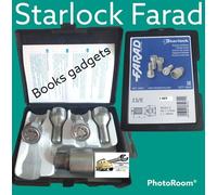 Per Peugeot 107 Kit Bulloni Antifurto Starlock Farad per Cerchi in Acciaio