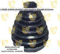 Per Renault Scenic III (2009>) 1.5 dCi 2pz Cuffia Giunto L/Ruota Ø26x80 H115mm