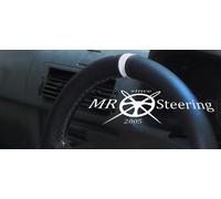 Per Renault Thalia 1999-2008 Vera Pelle Volante Cover + Grigio Chiaro Cinturino