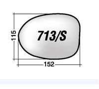 Per Renault Twingo 1995-2007 Vetro di Ricambio Sx Asferico x Retrovisore 152x115