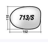 Per Renault Twingo 1995-2007 Vetro di Ricambio Sx per Specchio Retrovis. 152x115