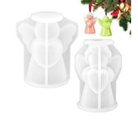 Per Resina A Forma Di Angelo 2 Pezzi DIY Forma Ornamento Borsa In Cemento | Stampo Resina Epossidica per Insegnanti Arte Hobbisti Artisti Principianti Creativi Casa Ufficio Eventi Laboratorio