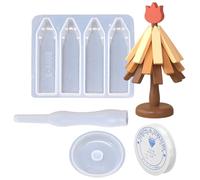 Per Resina Natalizi,Multi-Funzionale Forma Ad Albero - Stampo Per La Realizzazione Di Sottopentola - Per Cera Cemento Sapone Resina Sottopentola Sottoteiera Portatazza Porta Pentola Calda