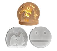 Per Resina Natalizia - Antiaderente Con Rilascio Facile | Per La Colata Del Presepe | Per Cera Cemento Argilla Candeliere Decorazione Tavola Decorazione Natale