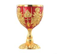 per retro Metal Wine Glass 30ml per Gold Alloy Bar Cup per(Pumpkin Gold Red)