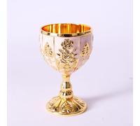 per retro per Gold Alloy Wine Cup 30ml Small Beverage per retro(2#) | per retro per gold finish, 30ml capacity, alloy material, smooth cup mouth, handmade craft