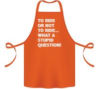 Per Ride O Non ? Che Stupido Punto di Domanda Cotone Grembiule 100% Biologico